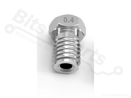 Nozzle for 3D printers / E3D stainless steel 1,75mm/0,4mm